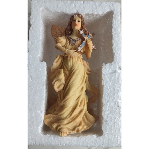 Heritage Classics Angel Long Lasting Beauty Hand Painted Resin Figurine R1454DB7 - Picture 2 of 2